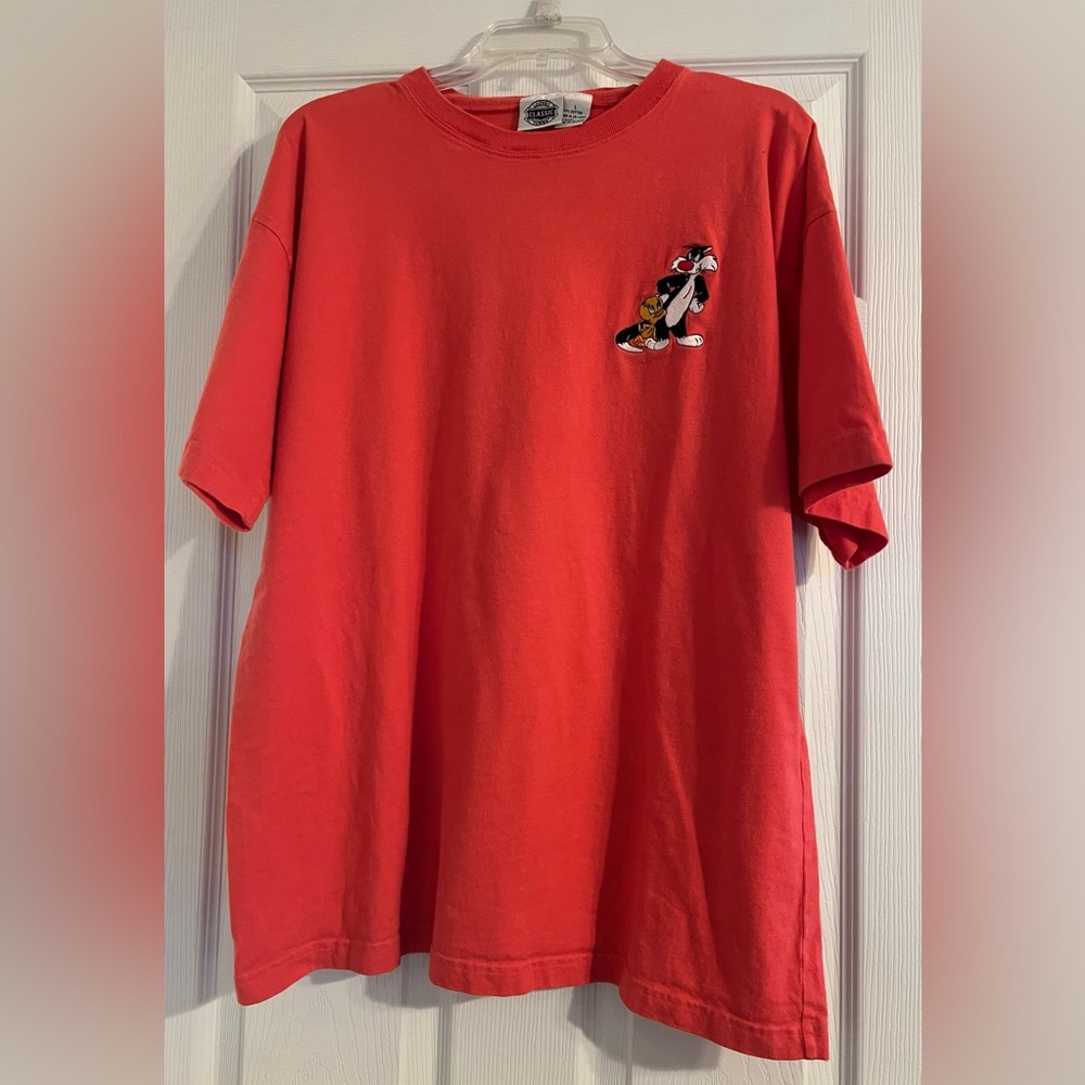 Vintage Looney Tunes T-Shirt with Tweet & Sylvester SZ Large